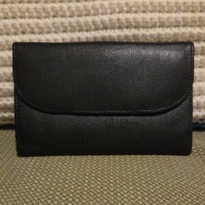 Golunski Genuine Leather Black & Pink Bifold Snap Closure Wallet UK Brand